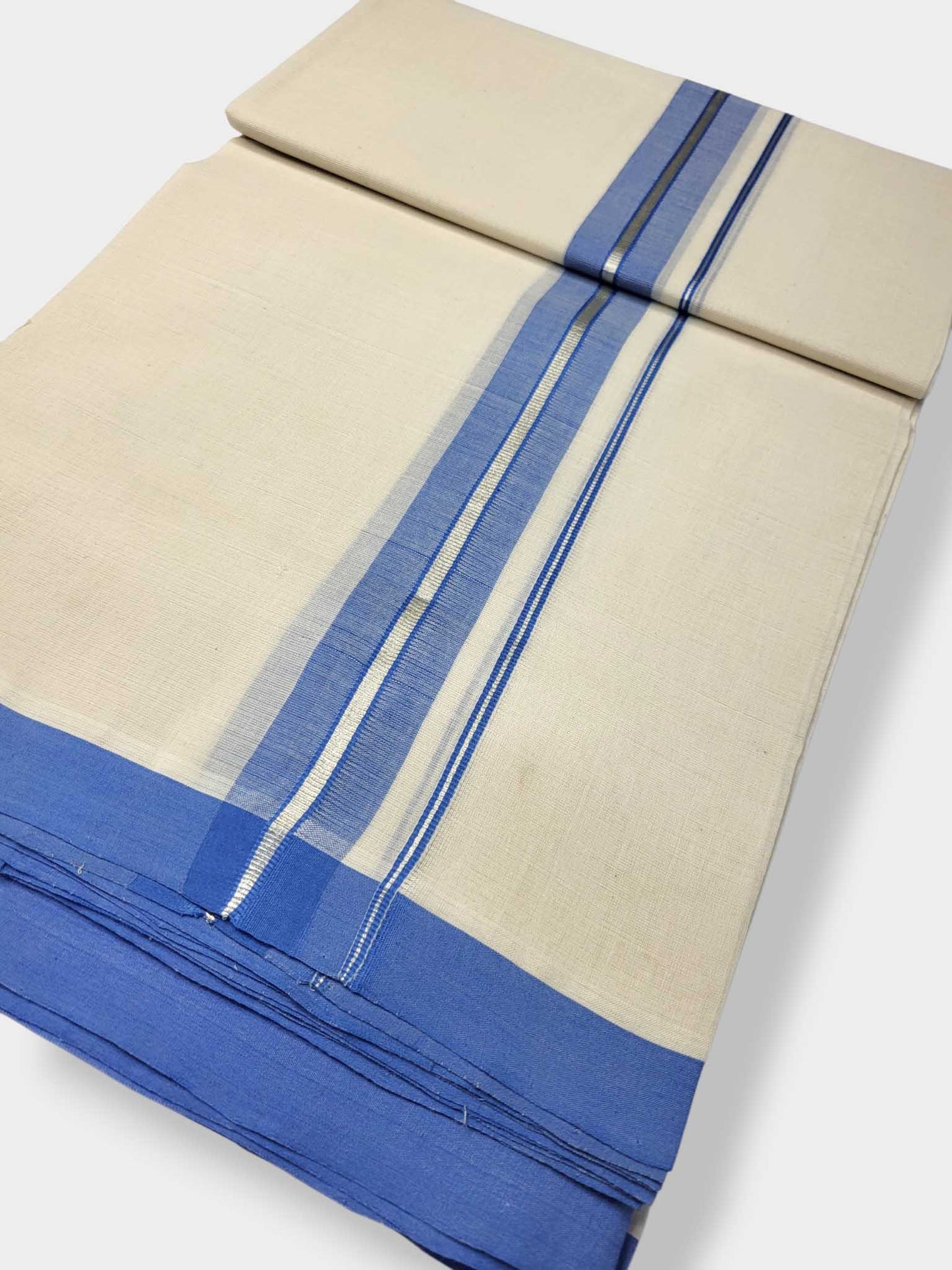 Kerala Balaramapuram Pure Cotton Handloom Mundu/Dhoti