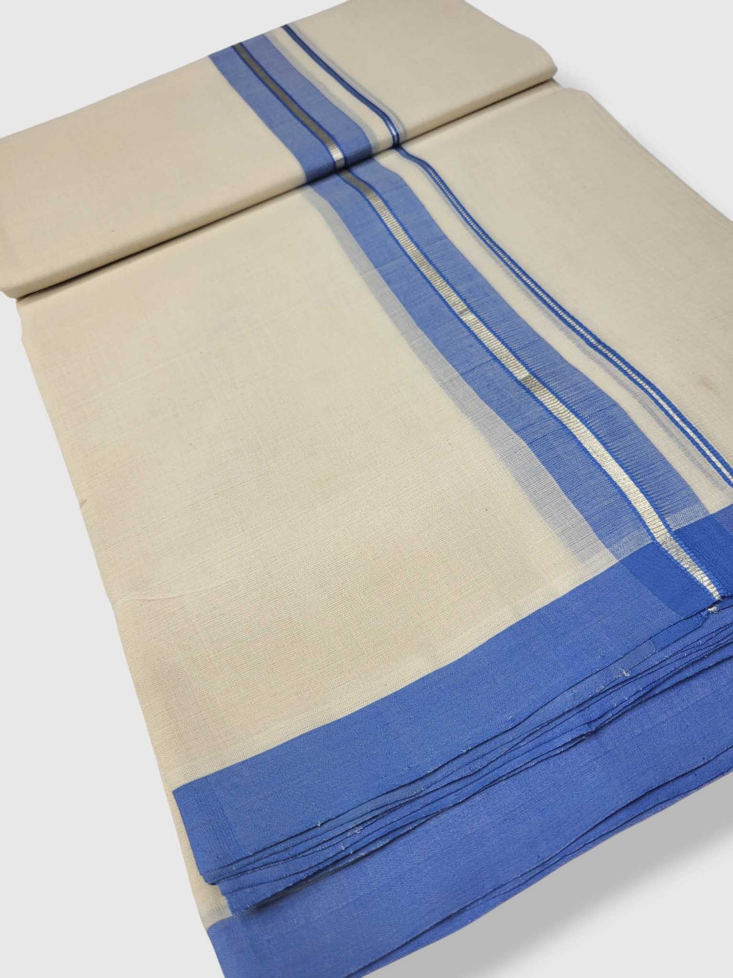 Kerala Balaramapuram Pure Cotton Handloom Mundu/Dhoti