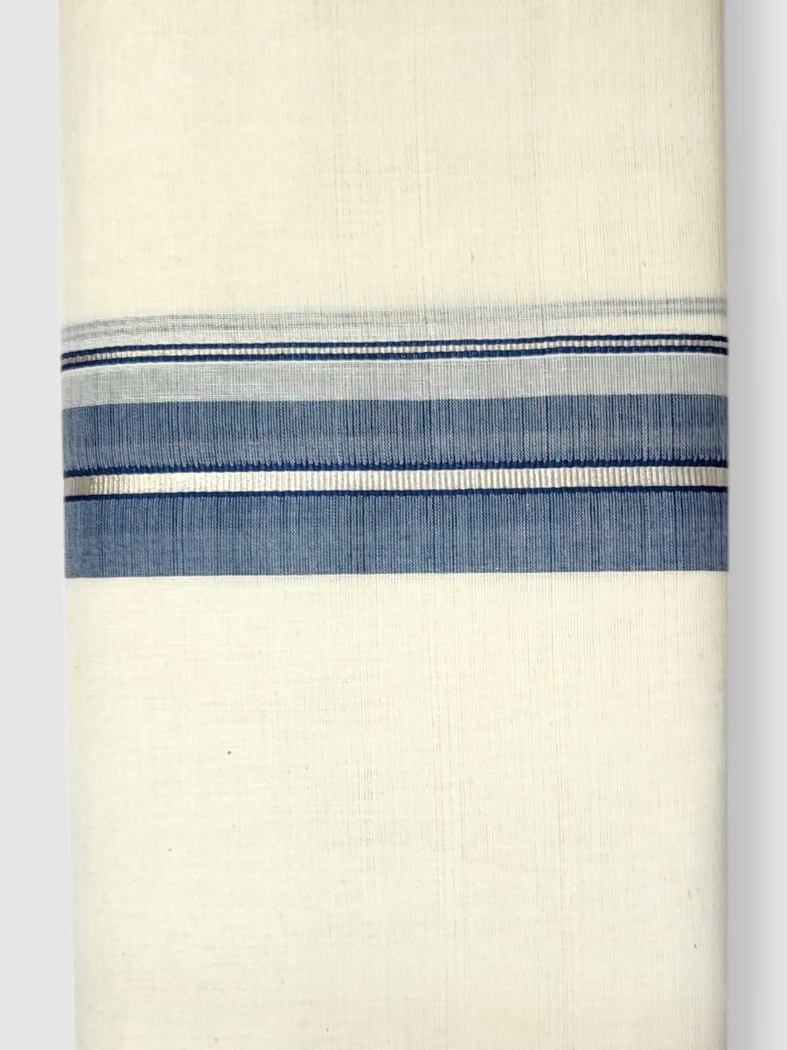 Kerala Balaramapuram Pure Cotton Handloom Mundu/Dhoti