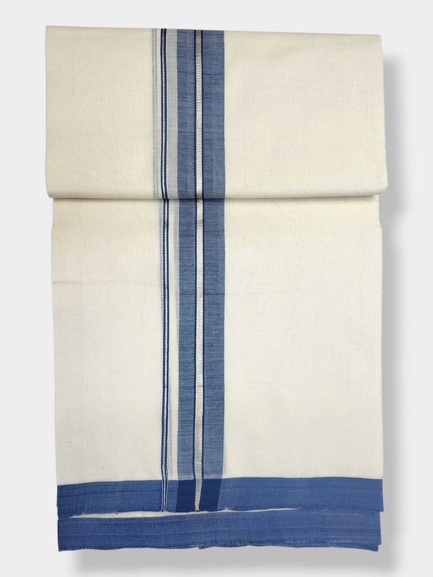 Kerala Balaramapuram Pure Cotton Handloom Mundu/Dhoti