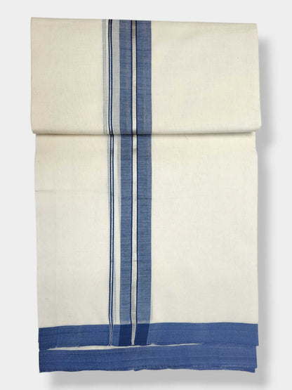 Kerala Balaramapuram Pure Cotton Handloom Mundu/Dhoti