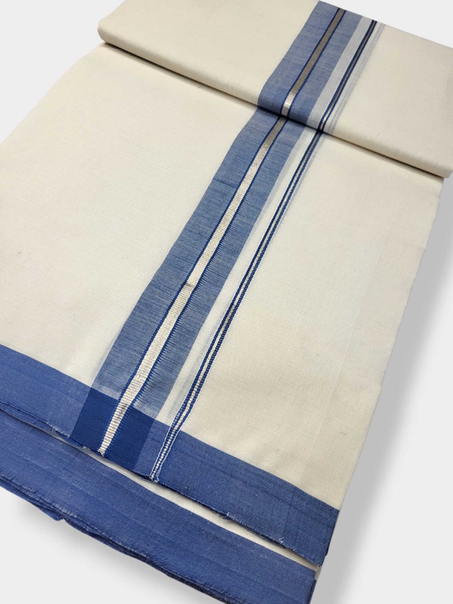 Kerala Balaramapuram Pure Cotton Handloom Mundu/Dhoti