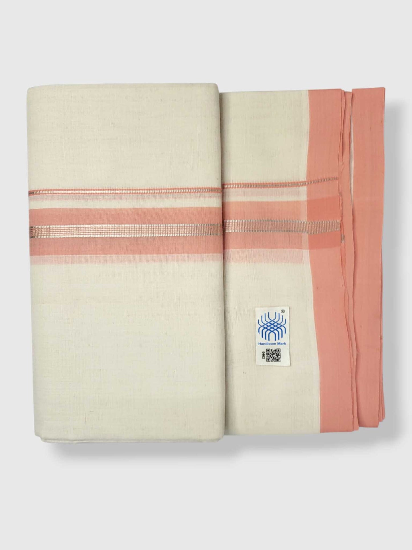 Kerala Balaramapuram Pure Cotton Handloom Mundu/Dhoti
