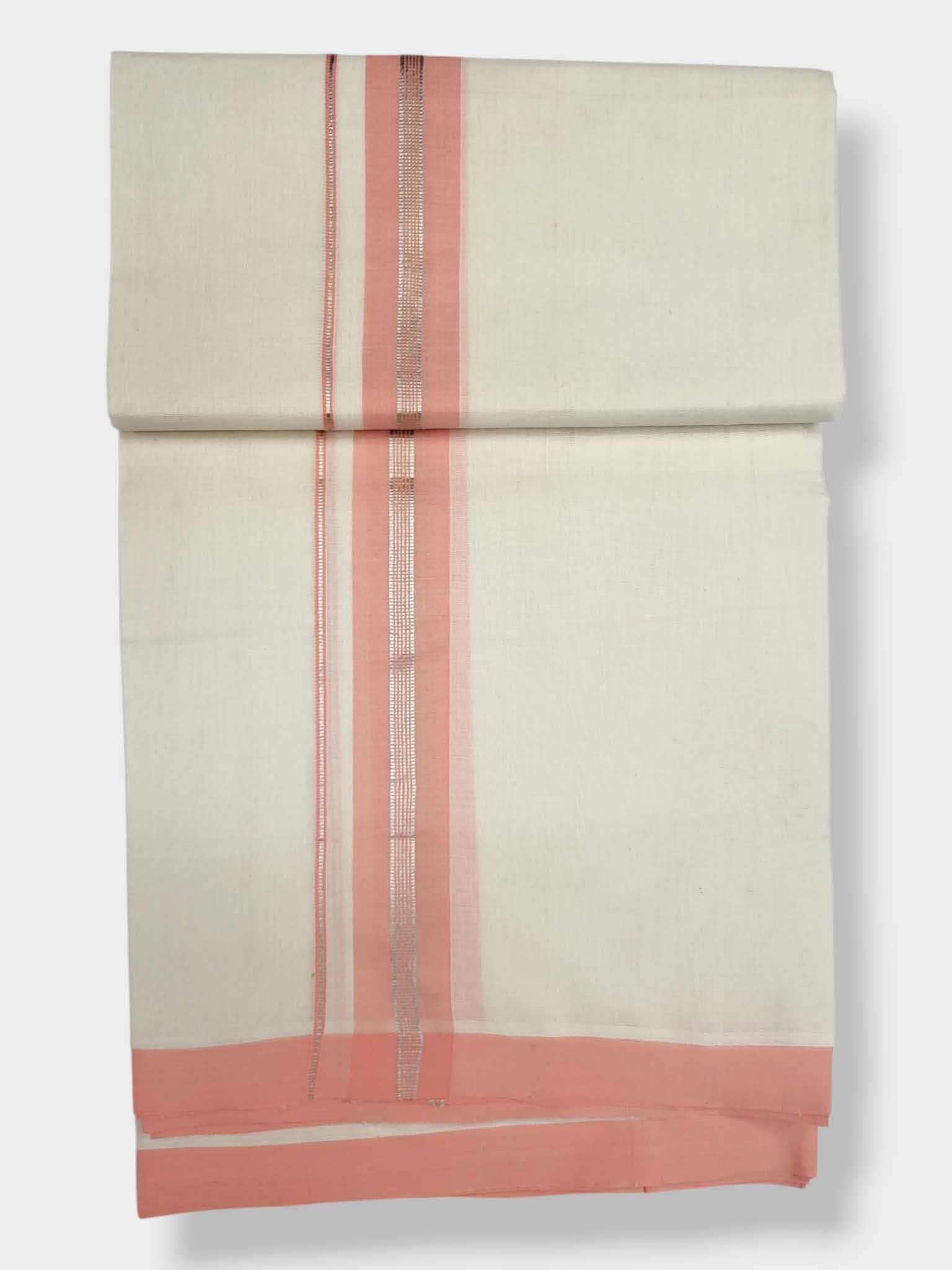 Kerala Balaramapuram Pure Cotton Handloom Mundu/Dhoti