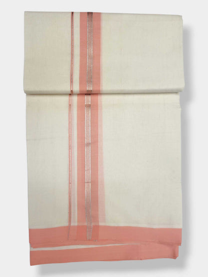 Kerala Balaramapuram Pure Cotton Handloom Mundu/Dhoti