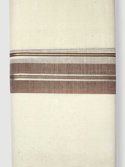 Kerala Balaramapuram Pure Cotton Handloom Mundu/Dhoti