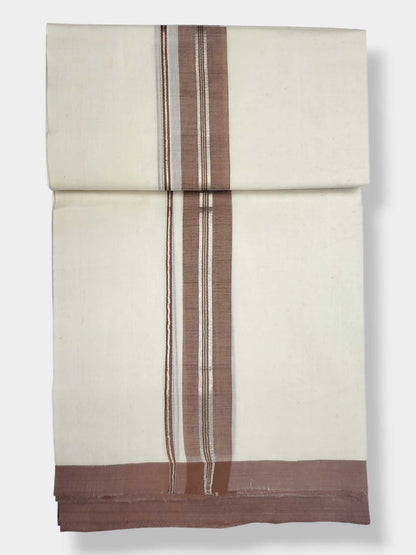 Kerala Balaramapuram Pure Cotton Handloom Mundu/Dhoti