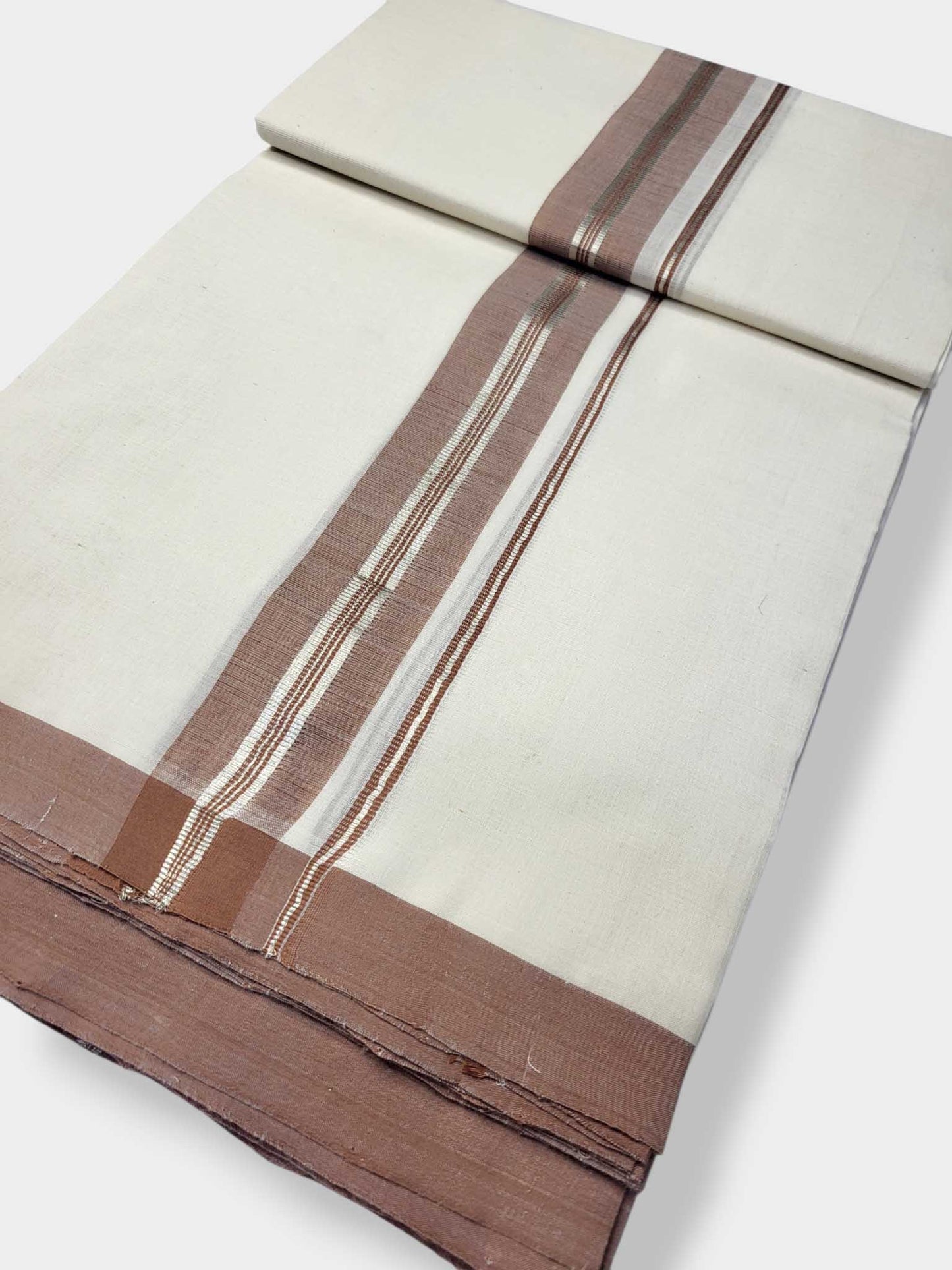 Kerala Balaramapuram Pure Cotton Handloom Mundu/Dhoti