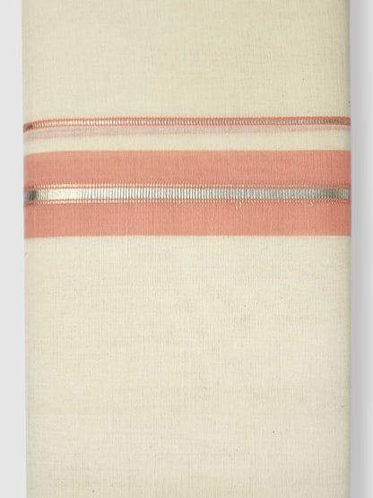 Kerala Balaramapuram Pure Cotton Handloom Mundu/Dhoti