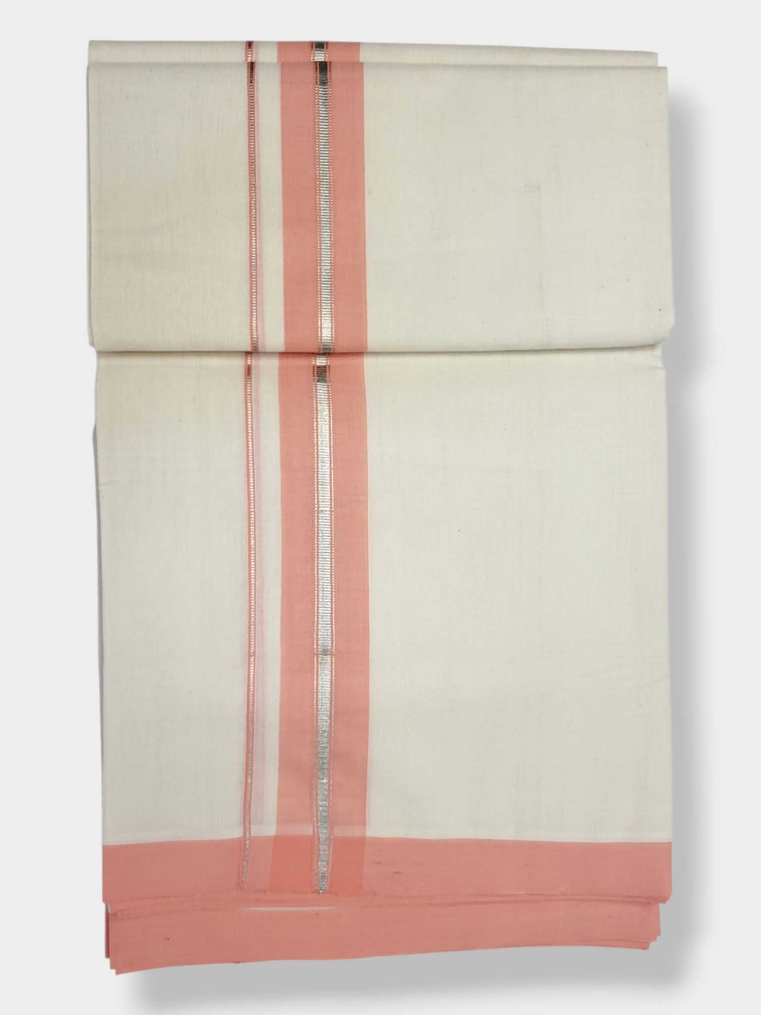 Kerala Balaramapuram Pure Cotton Handloom Mundu/Dhoti