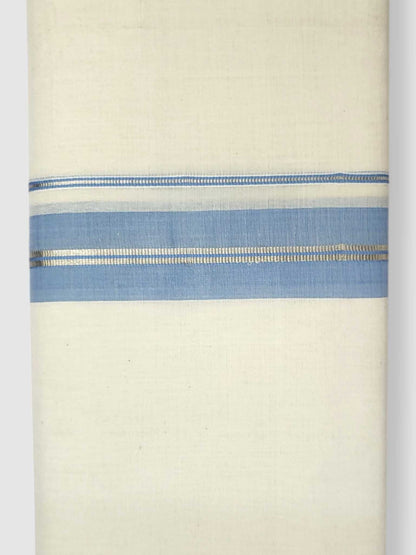 Kerala Balaramapuram Pure Cotton Handloom Mundu/Dhoti