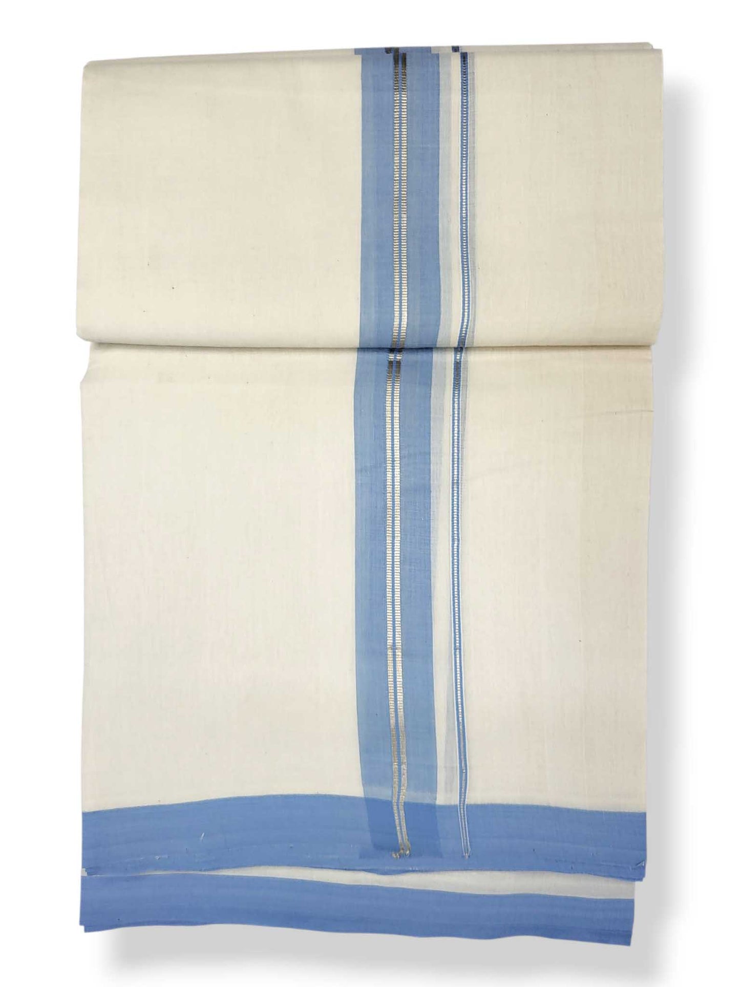 Kerala Balaramapuram Pure Cotton Handloom Mundu/Dhoti