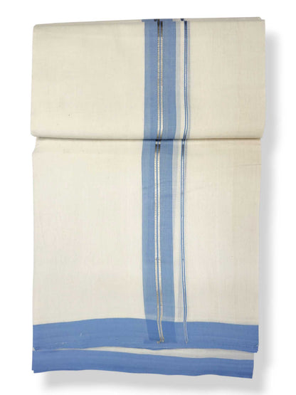 Kerala Balaramapuram Pure Cotton Handloom Mundu/Dhoti