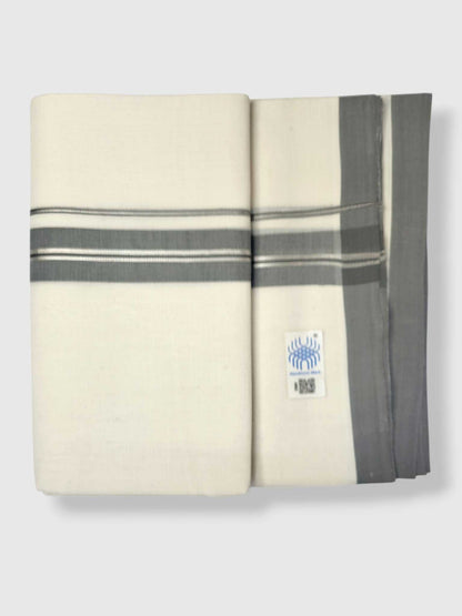 Kerala Balaramapuram Pure Cotton Handloom Mundu/Dhoti