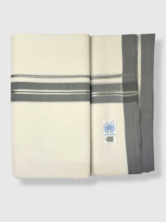 Kerala Balaramapuram Pure Cotton Handloom Mundu/Dhoti