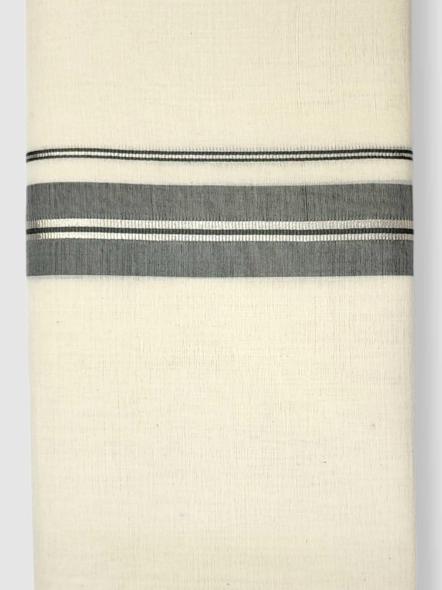 Kerala Balaramapuram Pure Cotton Handloom Mundu/Dhoti
