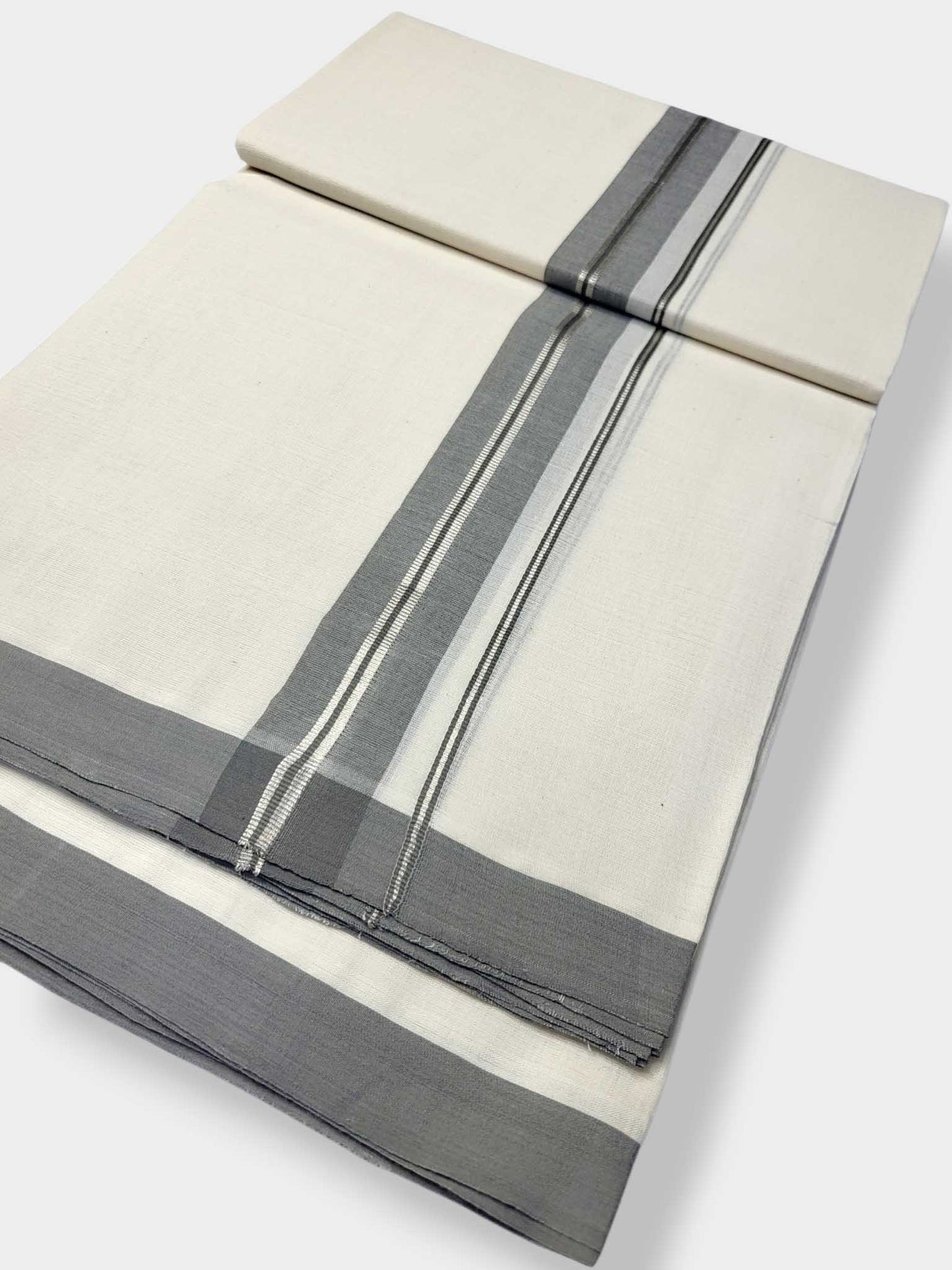 Kerala Balaramapuram Pure Cotton Handloom Mundu/Dhoti