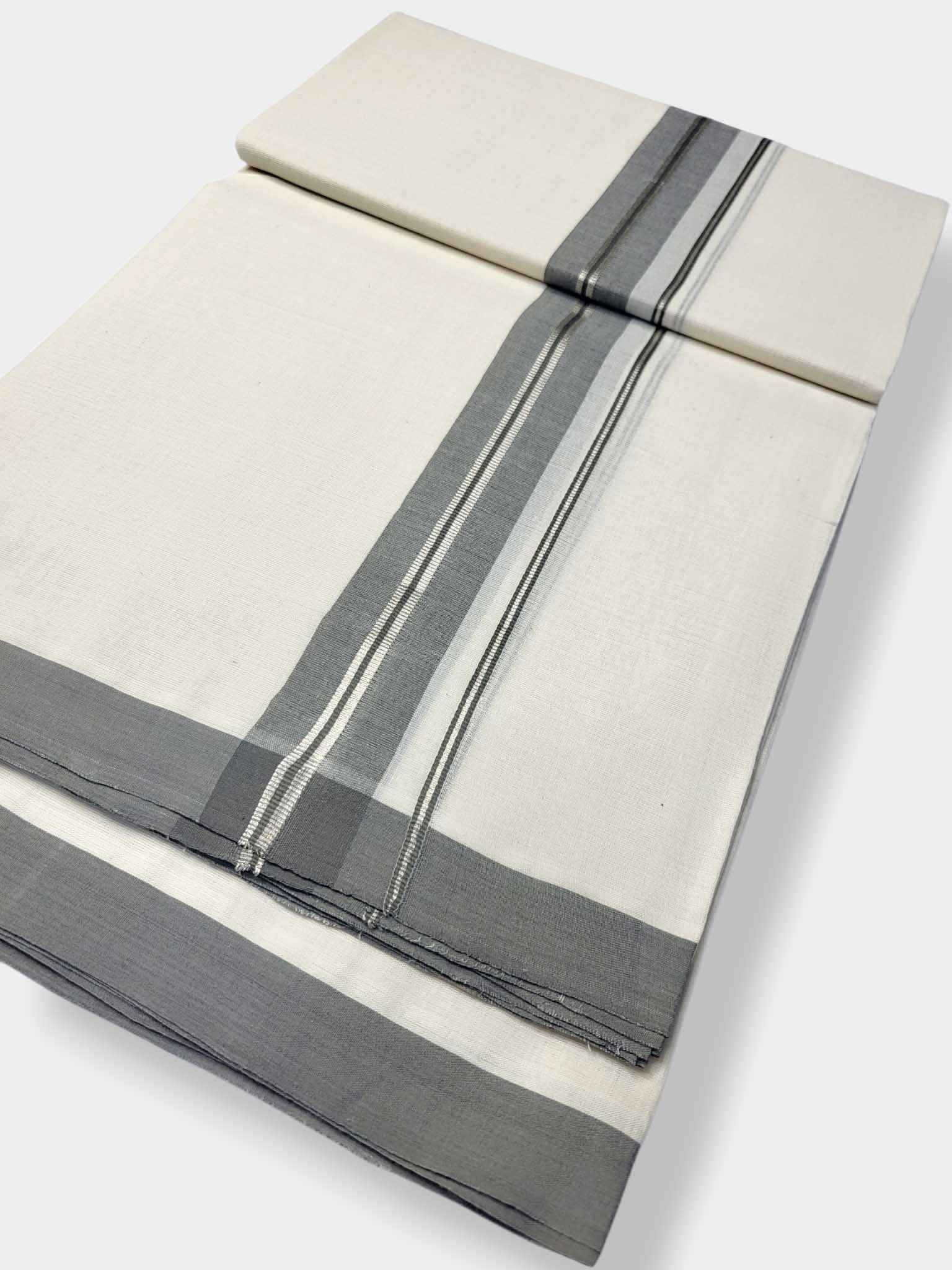 Kerala Balaramapuram Pure Cotton Handloom Mundu/Dhoti