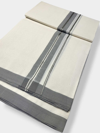 Kerala Balaramapuram Pure Cotton Handloom Mundu/Dhoti