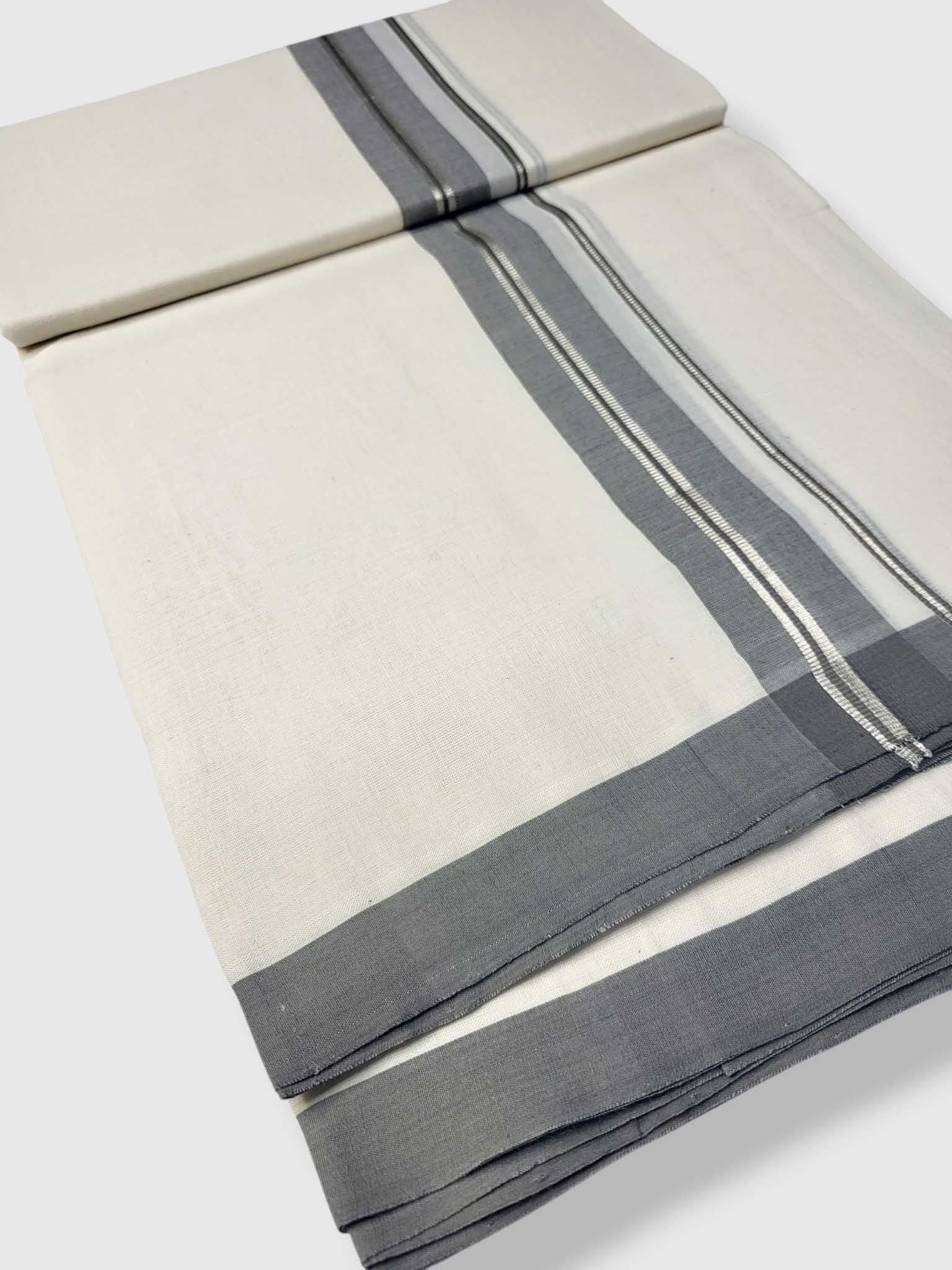 Kerala Balaramapuram Pure Cotton Handloom Mundu/Dhoti