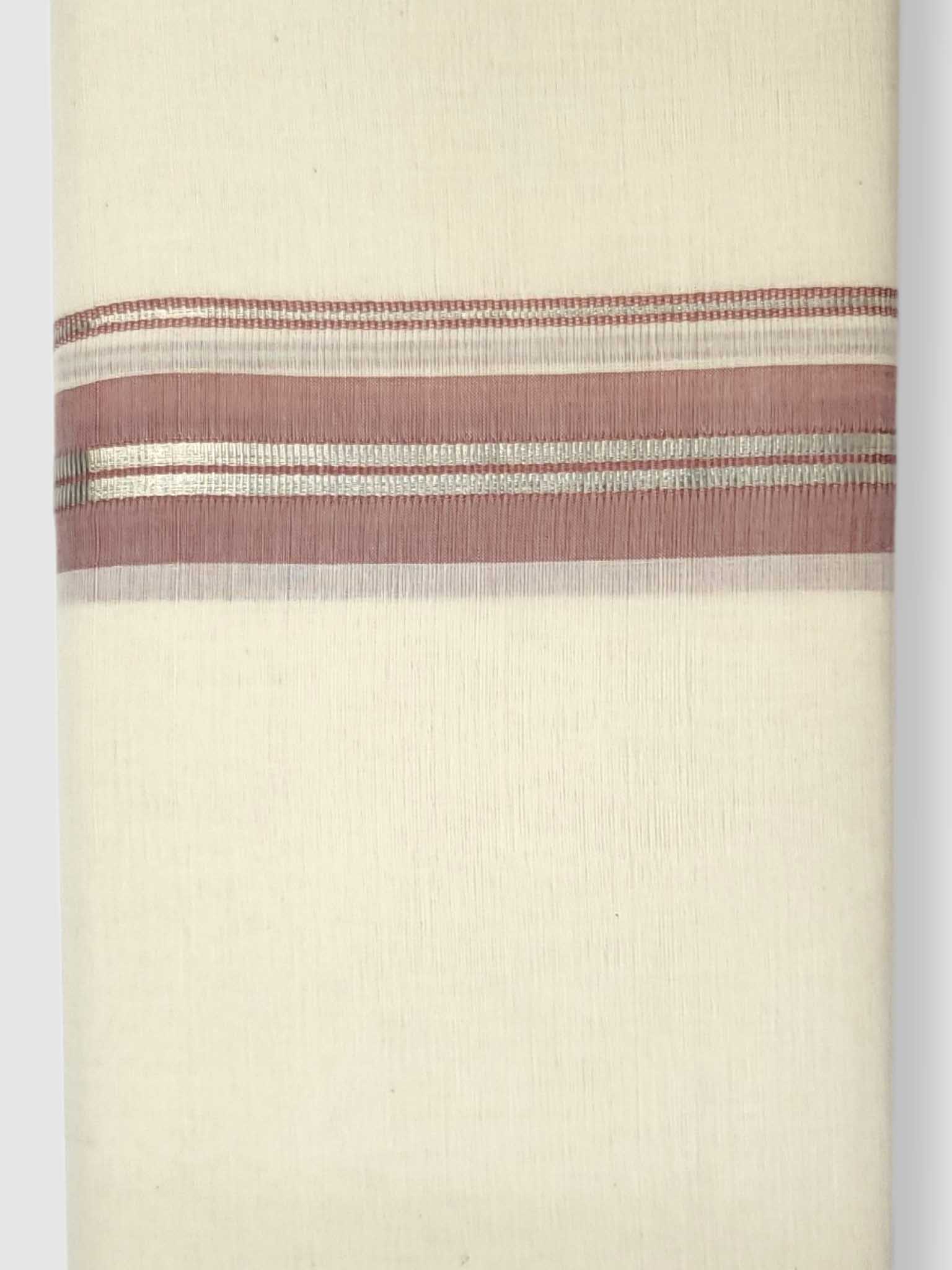 Kerala Balaramapuram Pure Cotton Handloom Mundu/Dhoti