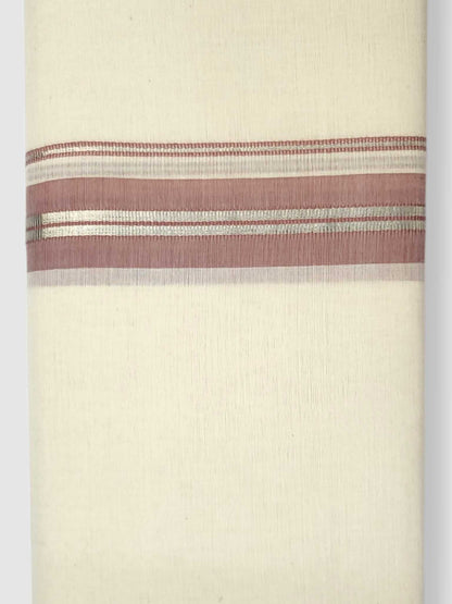 Kerala Balaramapuram Pure Cotton Handloom Mundu/Dhoti