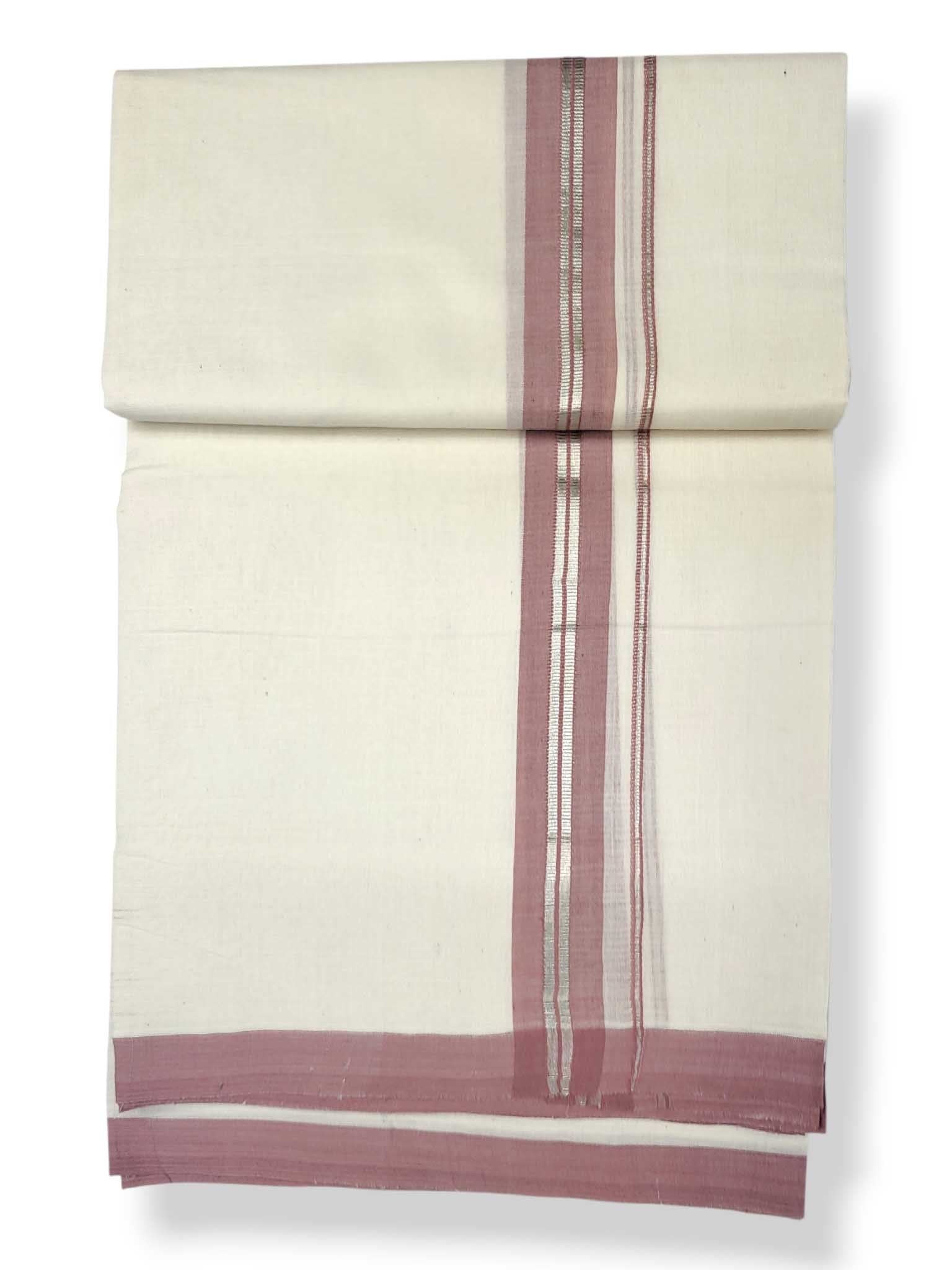 Kerala Balaramapuram Pure Cotton Handloom Mundu/Dhoti