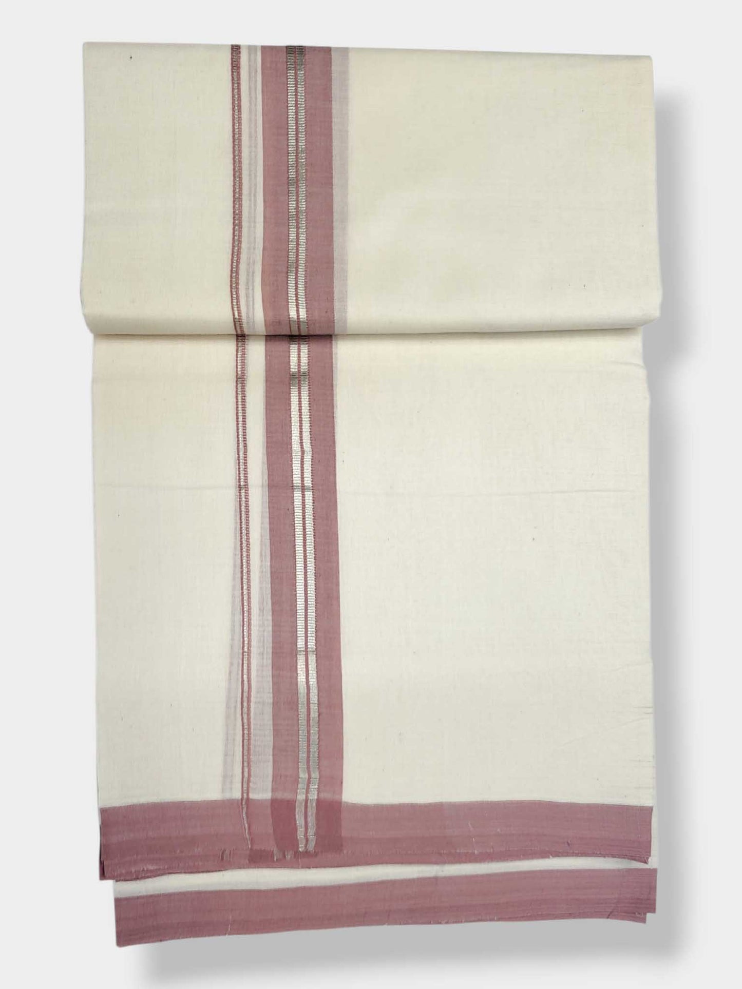 Kerala Balaramapuram Pure Cotton Handloom Mundu/Dhoti