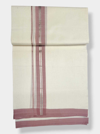 Kerala Balaramapuram Pure Cotton Handloom Mundu/Dhoti