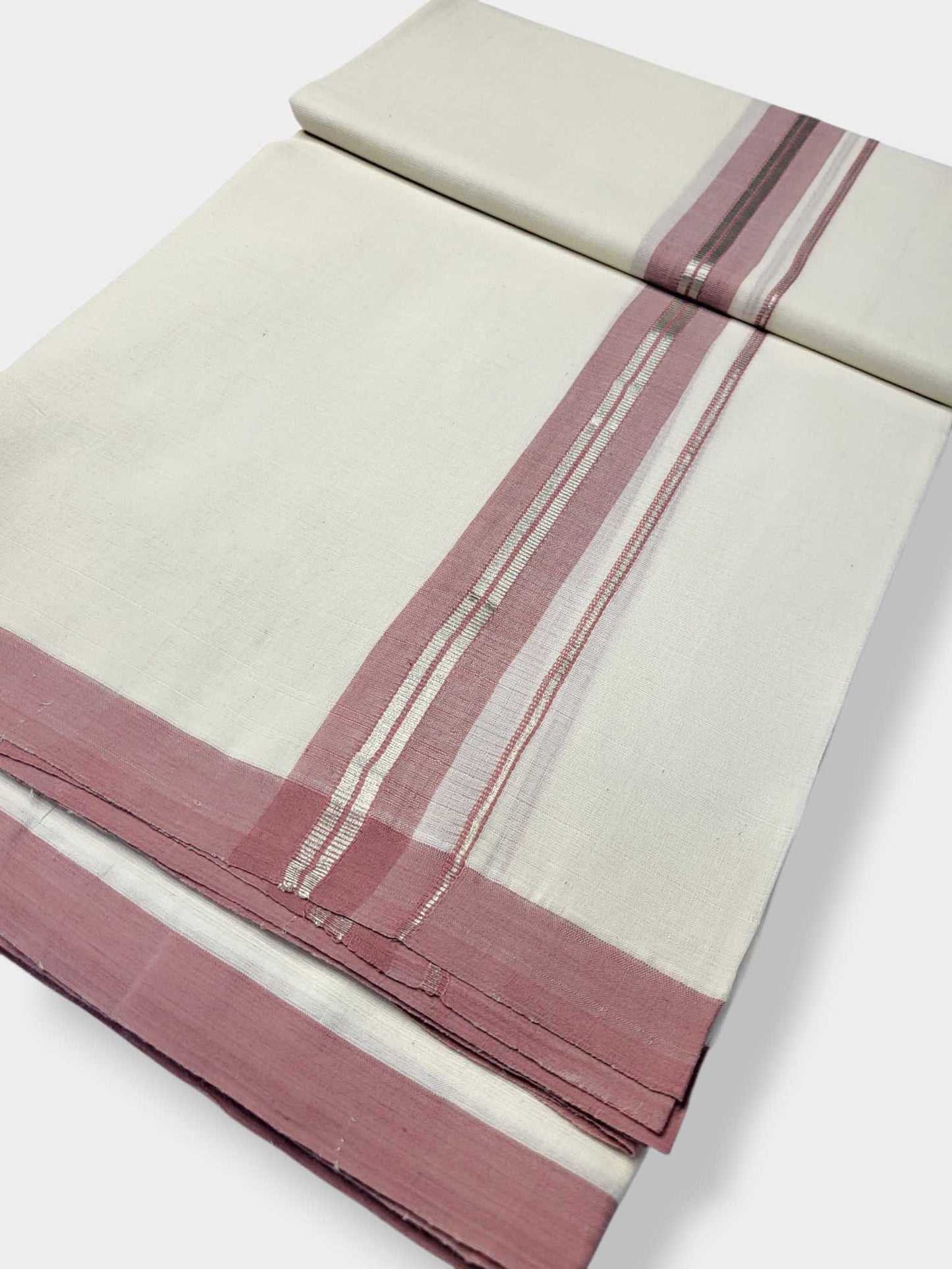 Kerala Balaramapuram Pure Cotton Handloom Mundu/Dhoti