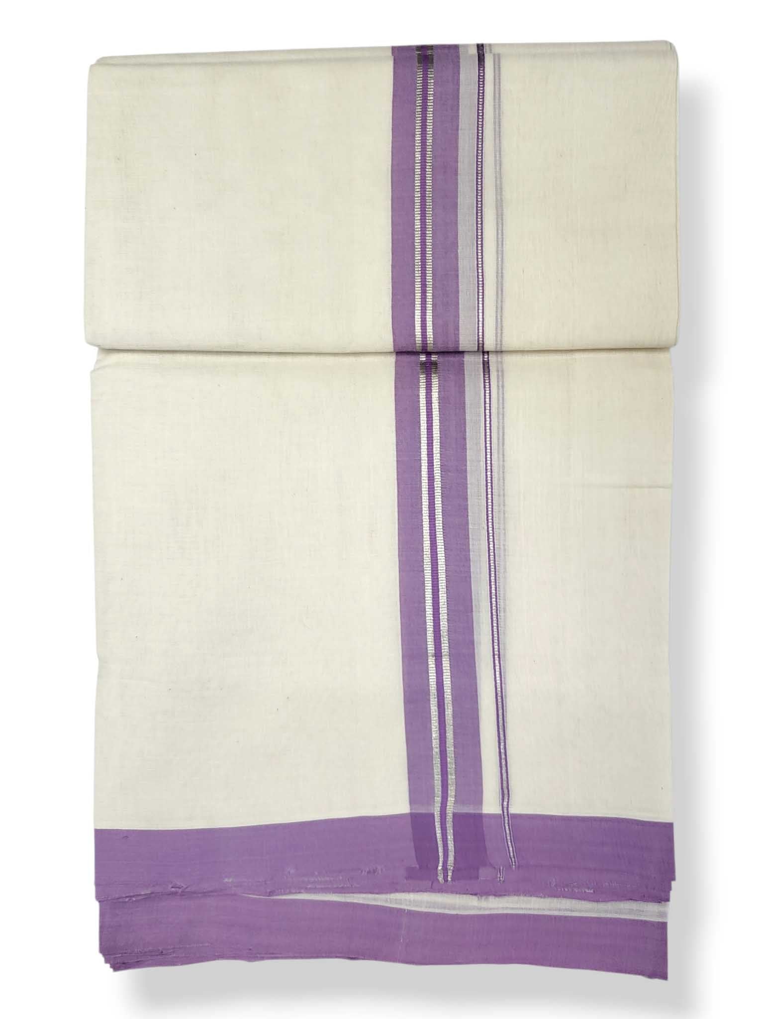 Kerala Balaramapuram Pure Cotton Handloom Mundu/Dhoti