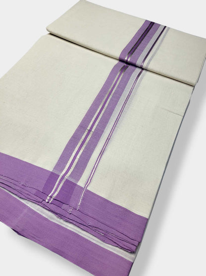 Kerala Balaramapuram Pure Cotton Handloom Mundu/Dhoti