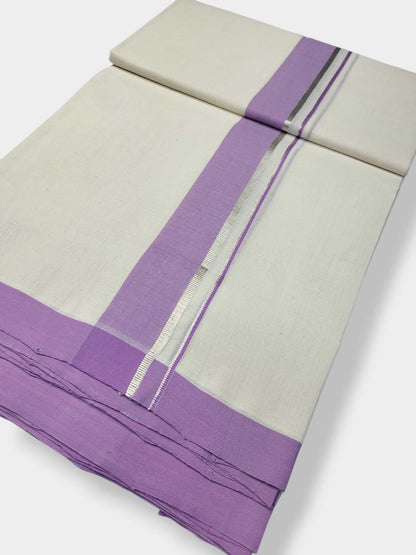 Kerala Balaramapuram Pure Cotton Handloom Mundu/Dhoti