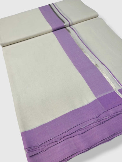 Kerala Balaramapuram Pure Cotton Handloom Mundu/Dhoti
