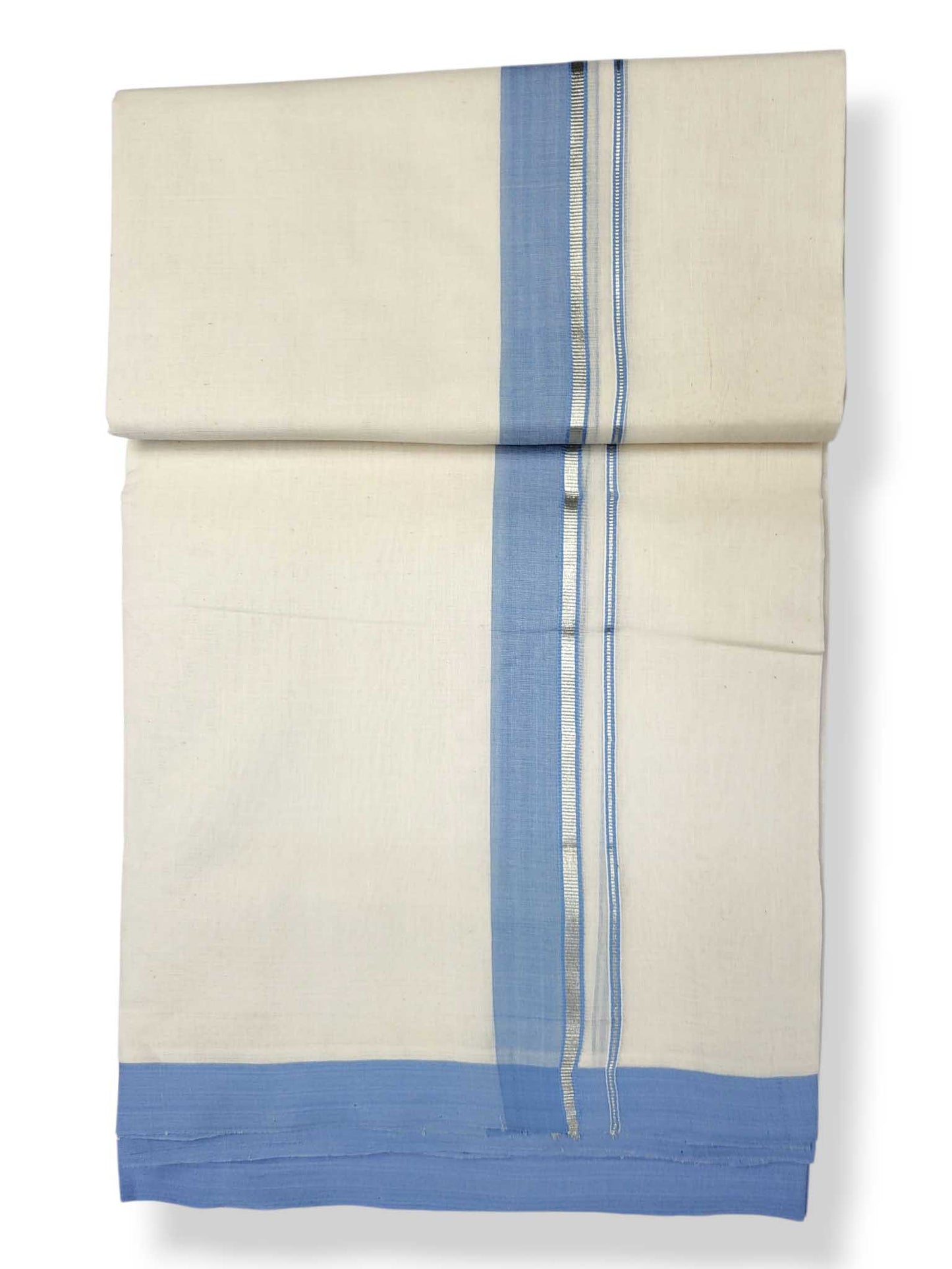 Kerala Balaramapuram Pure Cotton Handloom Mundu/Dhoti