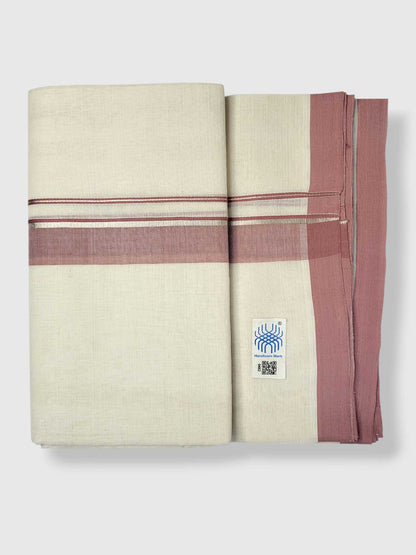 Kerala Balaramapuram Pure Cotton Handloom Mundu/Dhoti