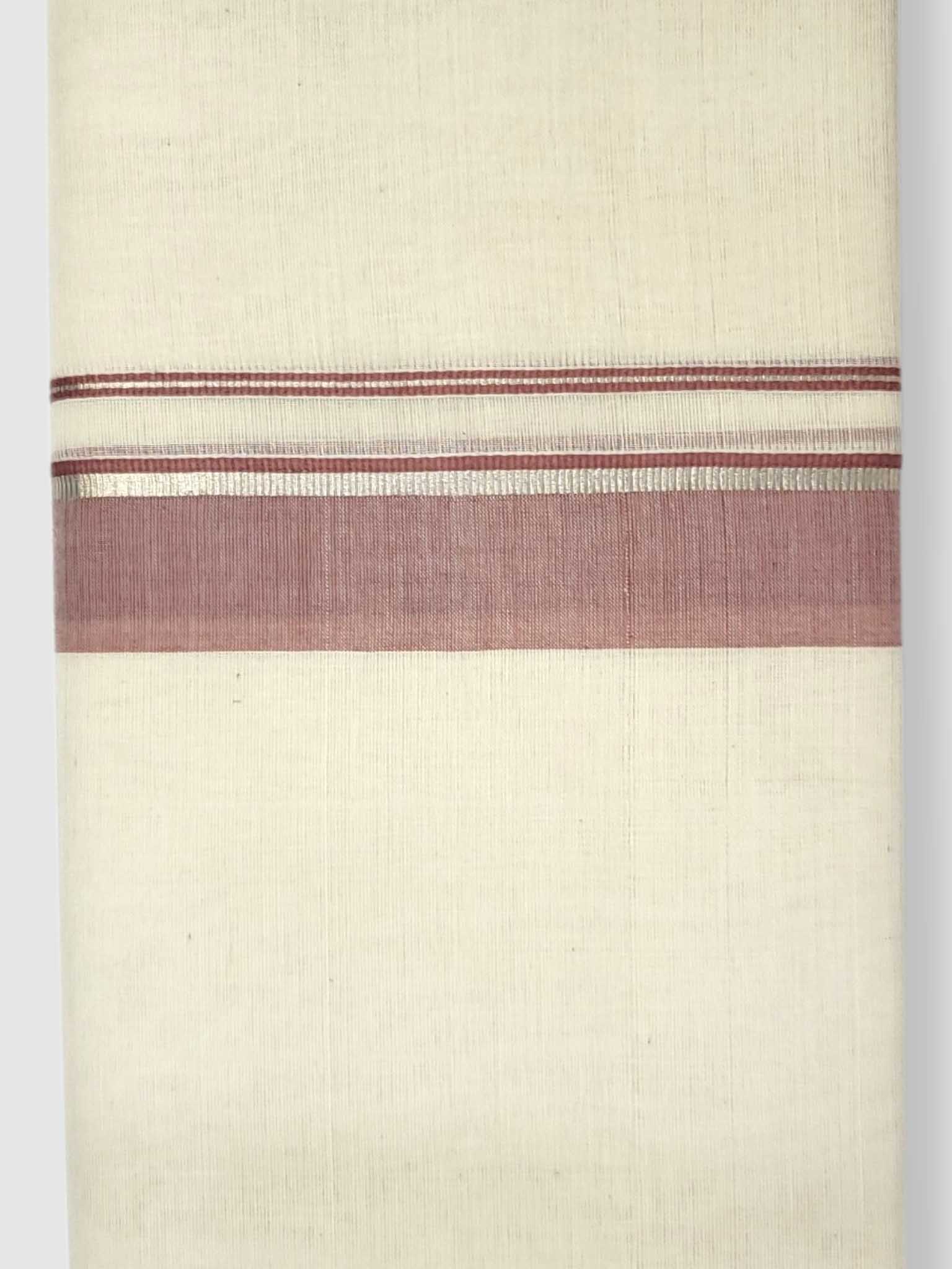 Kerala Balaramapuram Pure Cotton Handloom Mundu/Dhoti