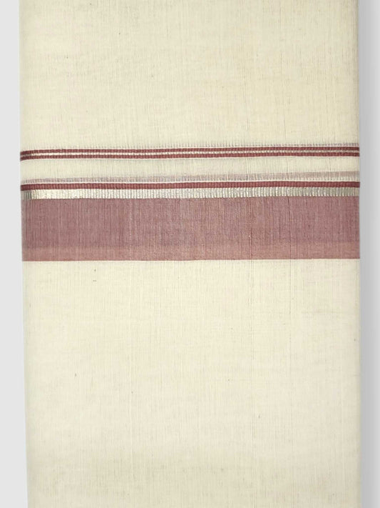 Kerala Balaramapuram Pure Cotton Handloom Mundu/Dhoti
