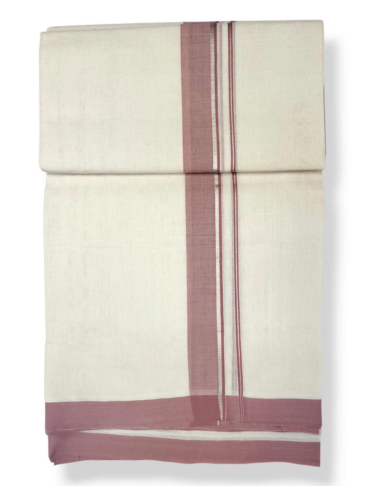 Kerala Balaramapuram Pure Cotton Handloom Mundu/Dhoti