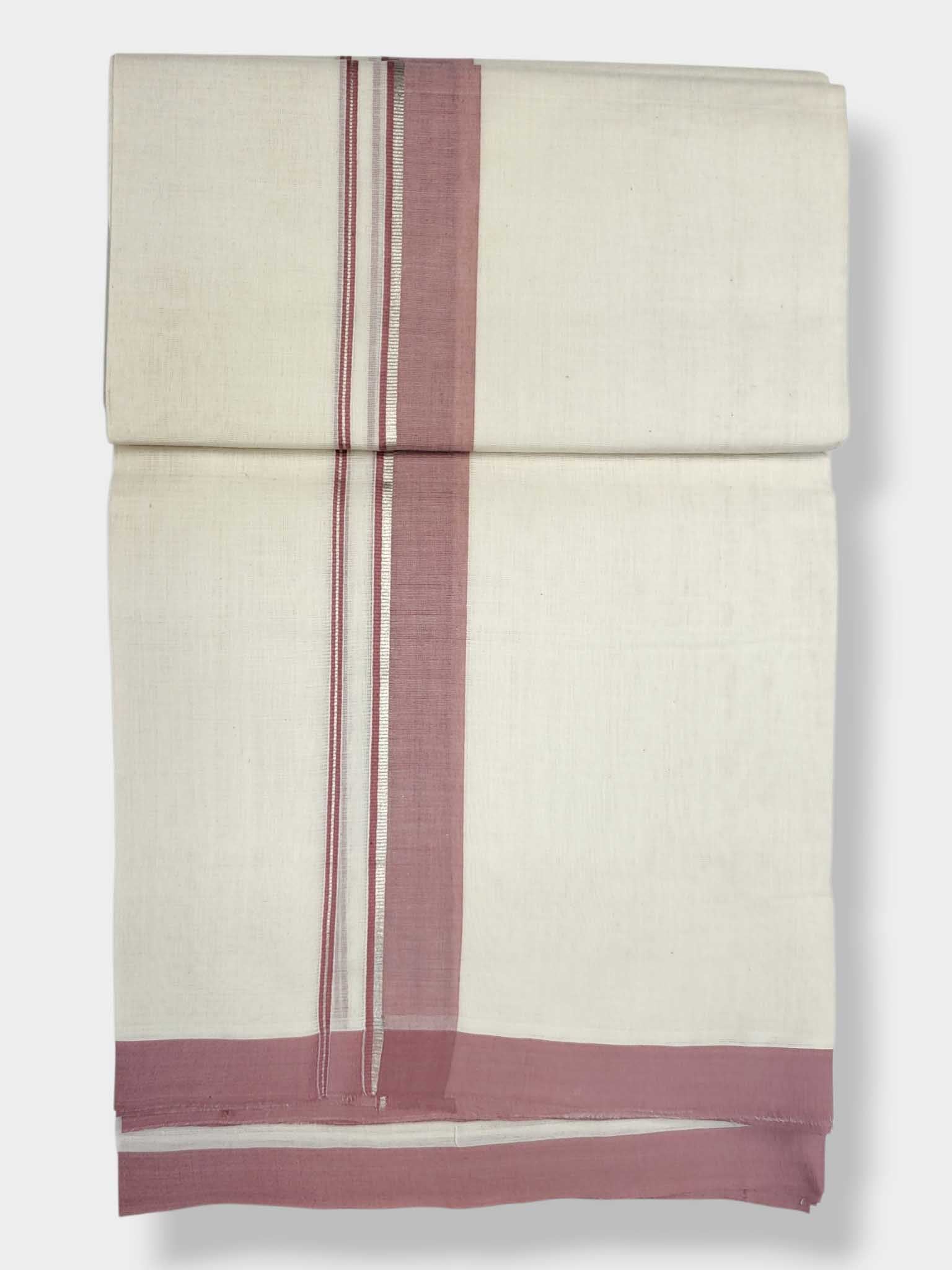Kerala Balaramapuram Pure Cotton Handloom Mundu/Dhoti