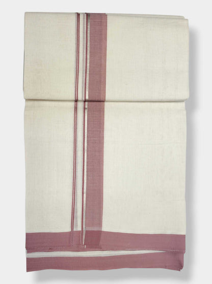 Kerala Balaramapuram Pure Cotton Handloom Mundu/Dhoti