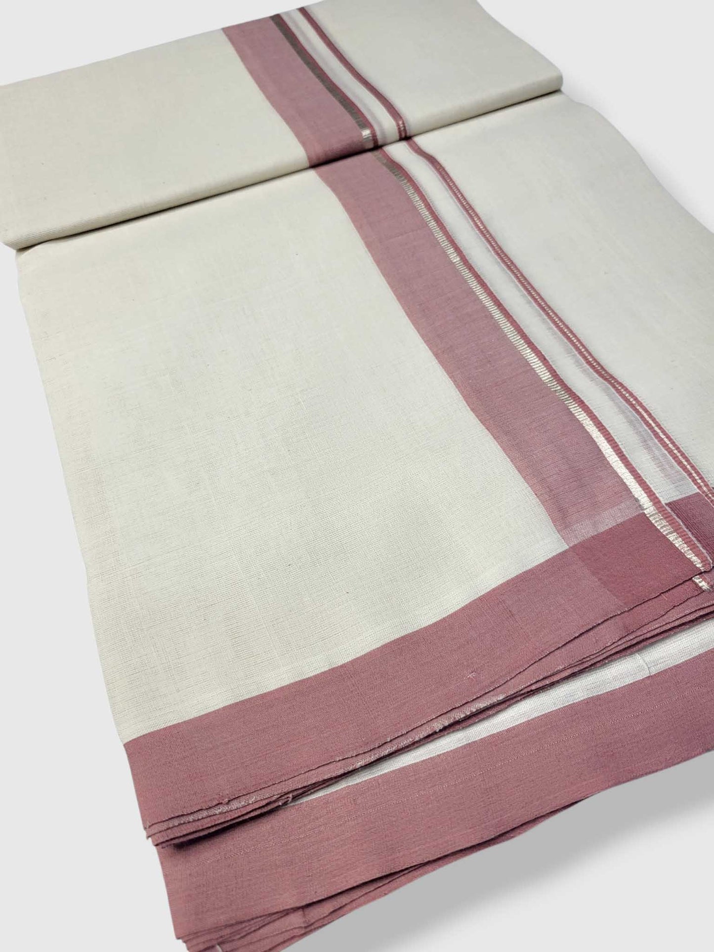 Kerala Balaramapuram Pure Cotton Handloom Mundu/Dhoti