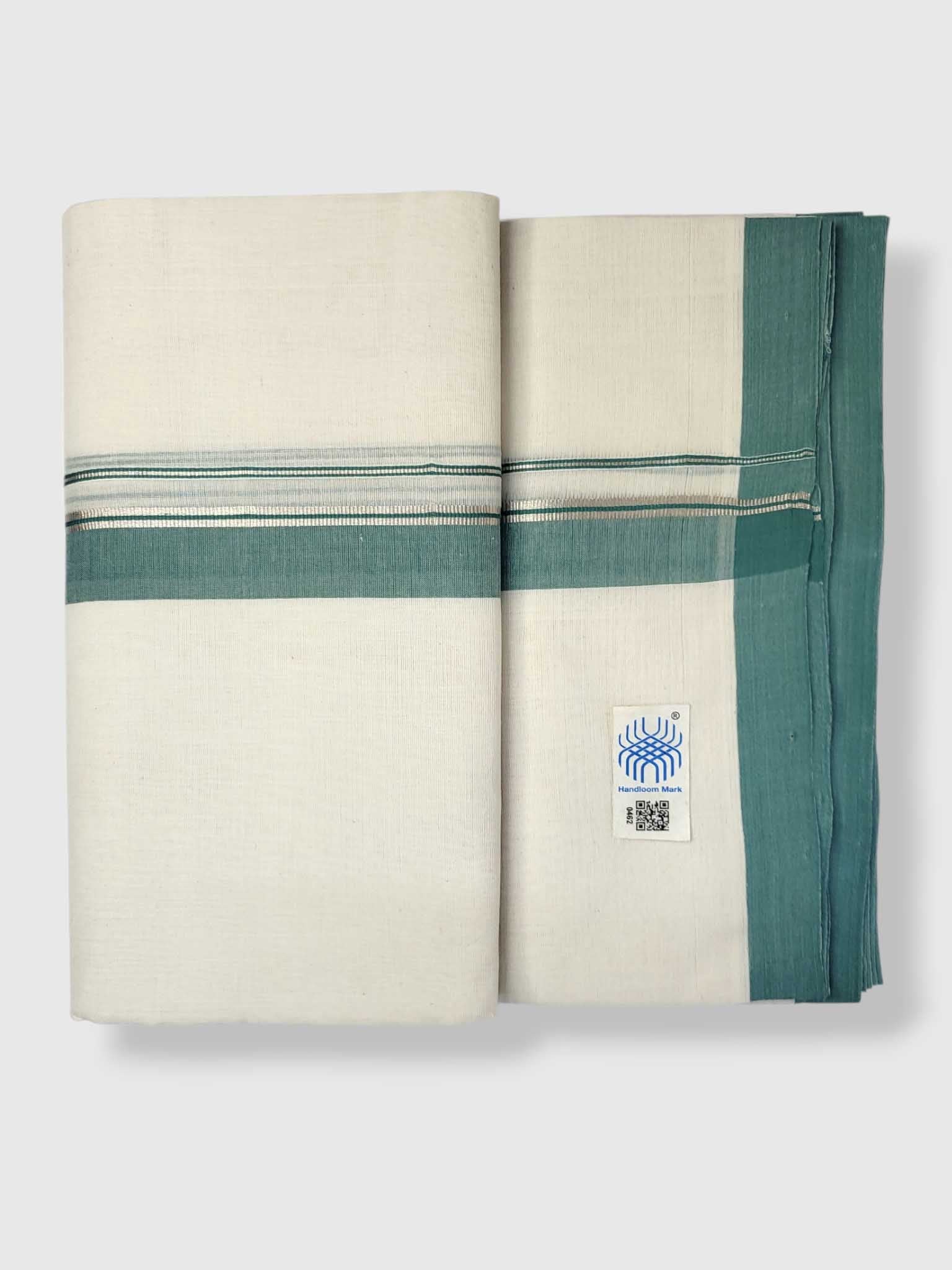 Kerala Balaramapuram Pure Cotton Handloom Mundu/Dhoti
