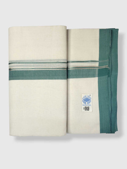 Kerala Balaramapuram Pure Cotton Handloom Mundu/Dhoti