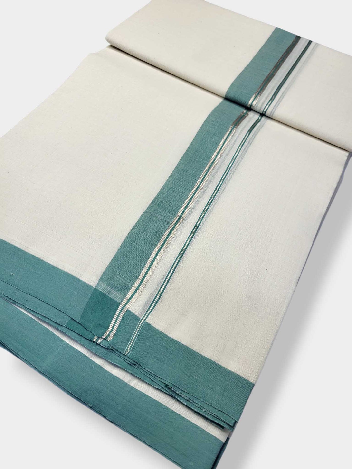 Kerala Balaramapuram Pure Cotton Handloom Mundu/Dhoti