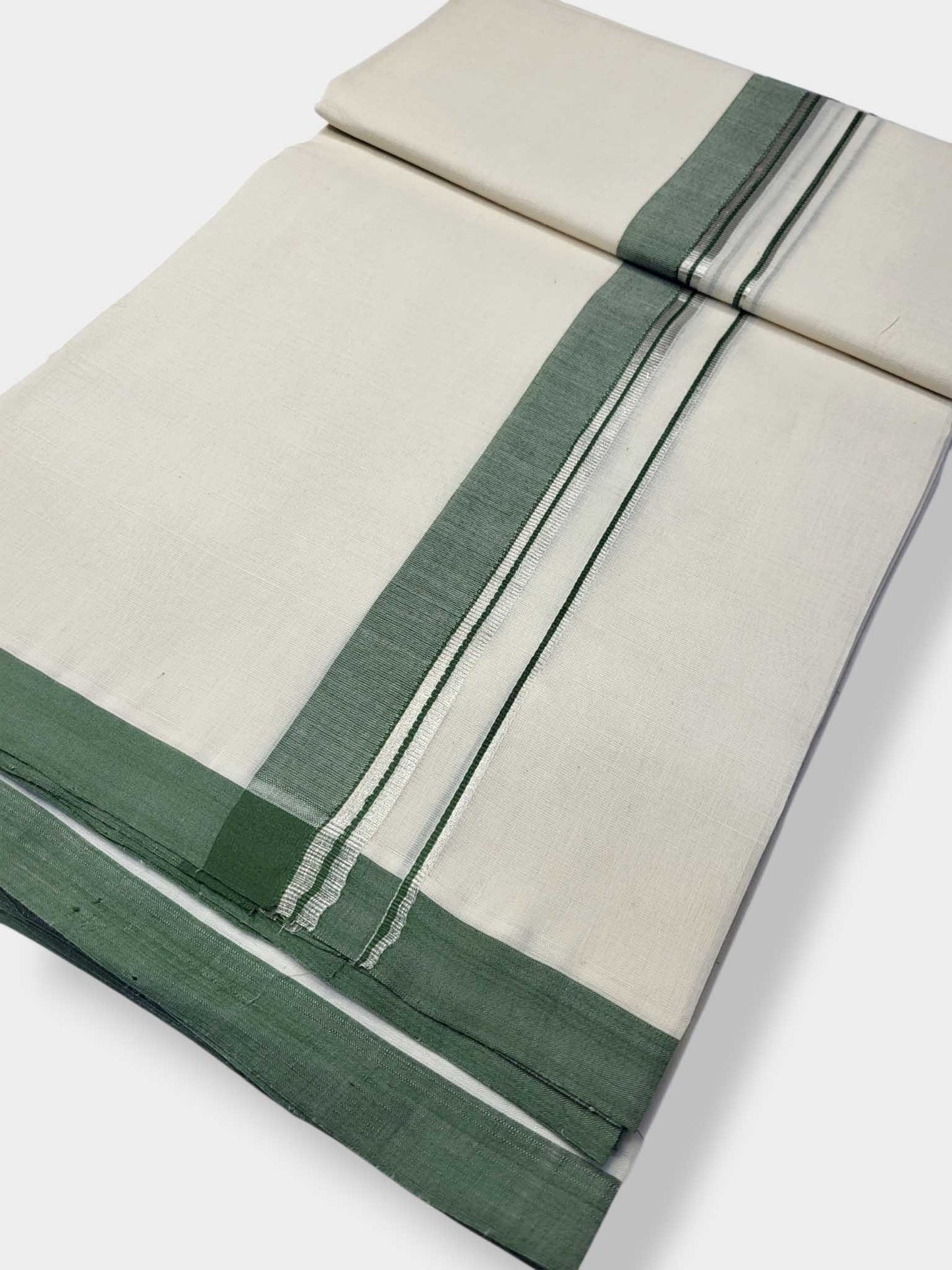 Kerala Balaramapuram Pure Cotton Handloom Mundu/Dhoti