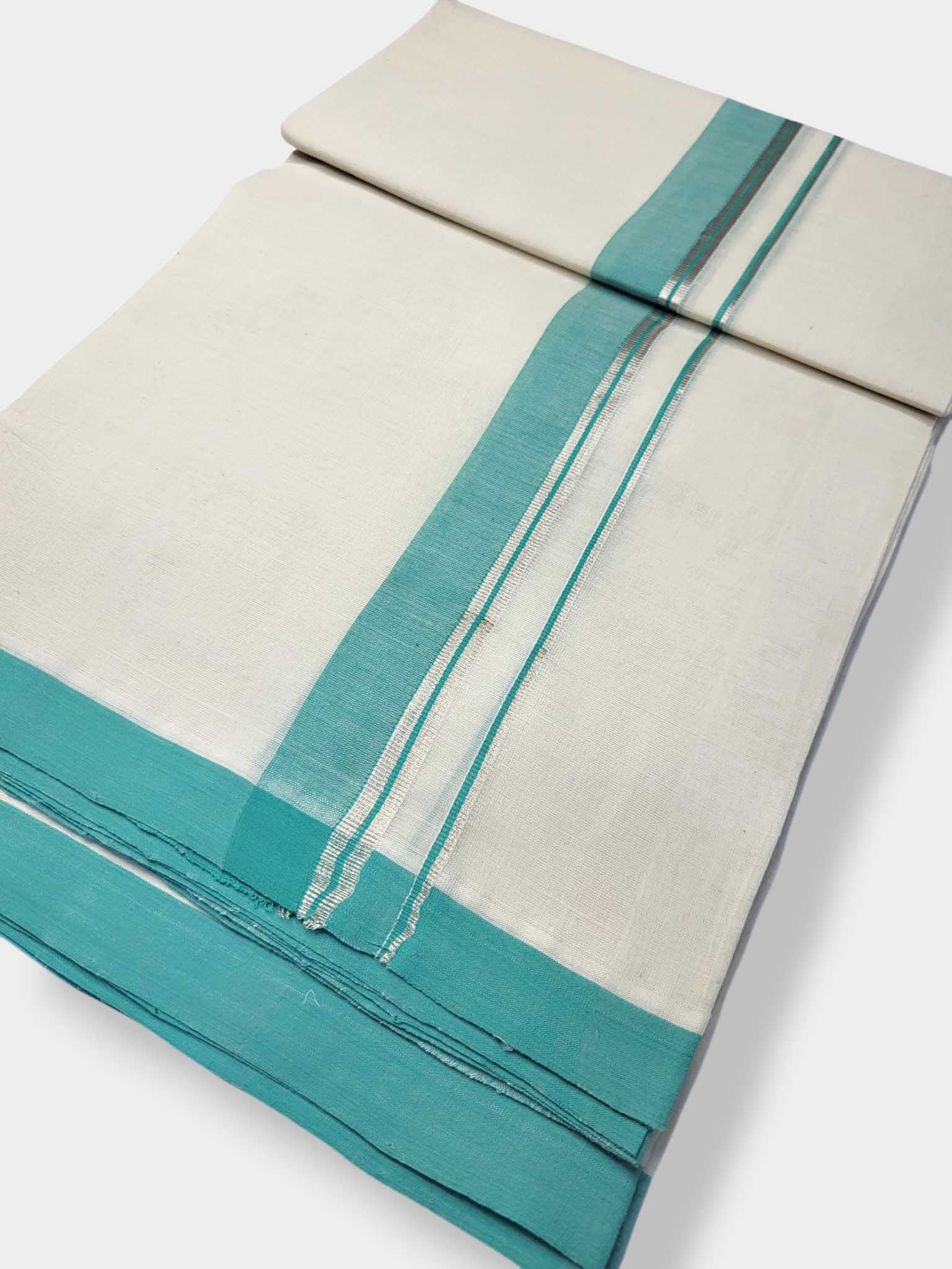 Kerala Balaramapuram Pure Cotton Handloom Mundu/Dhoti