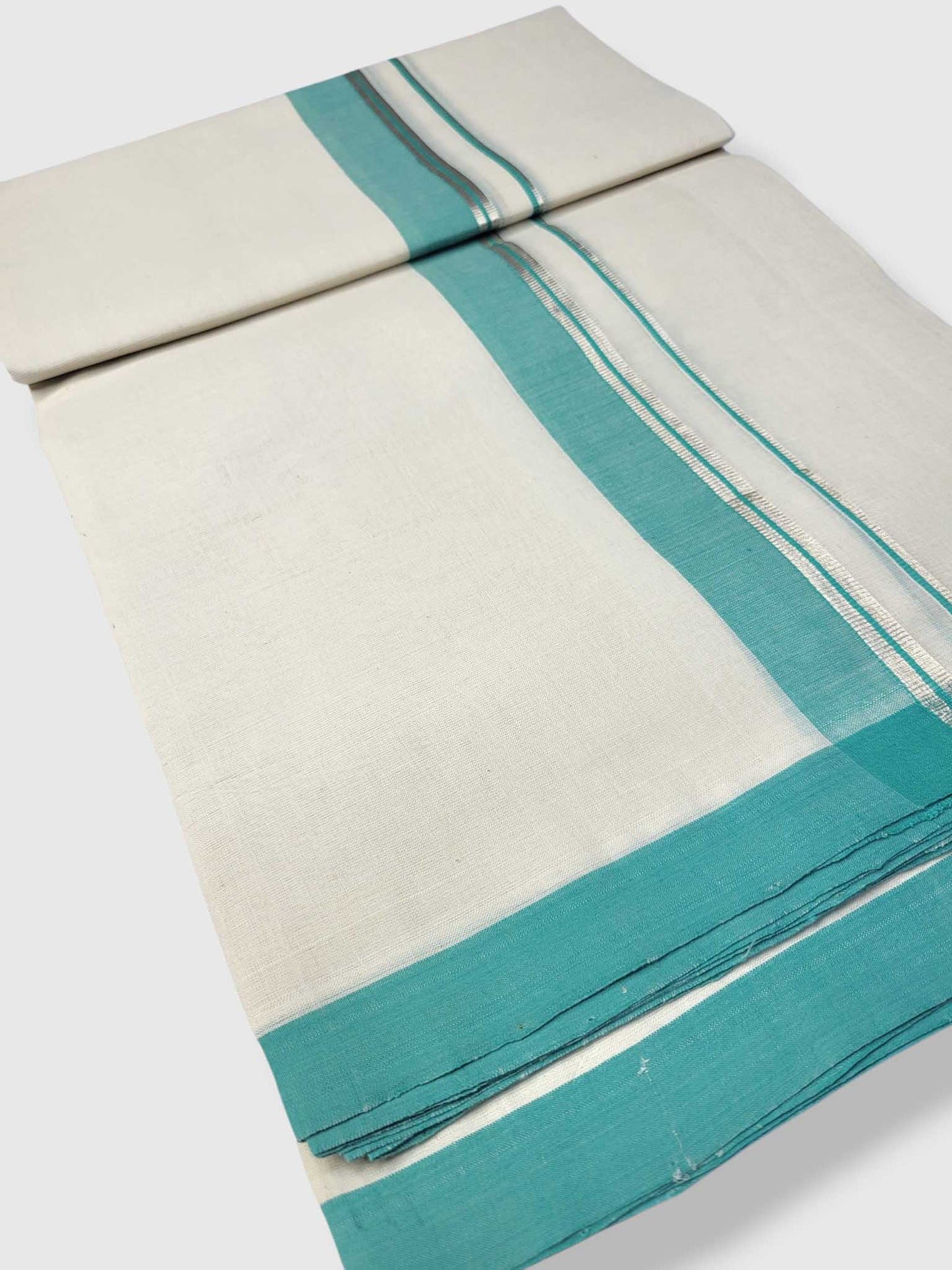 Kerala Balaramapuram Pure Cotton Handloom Mundu/Dhoti