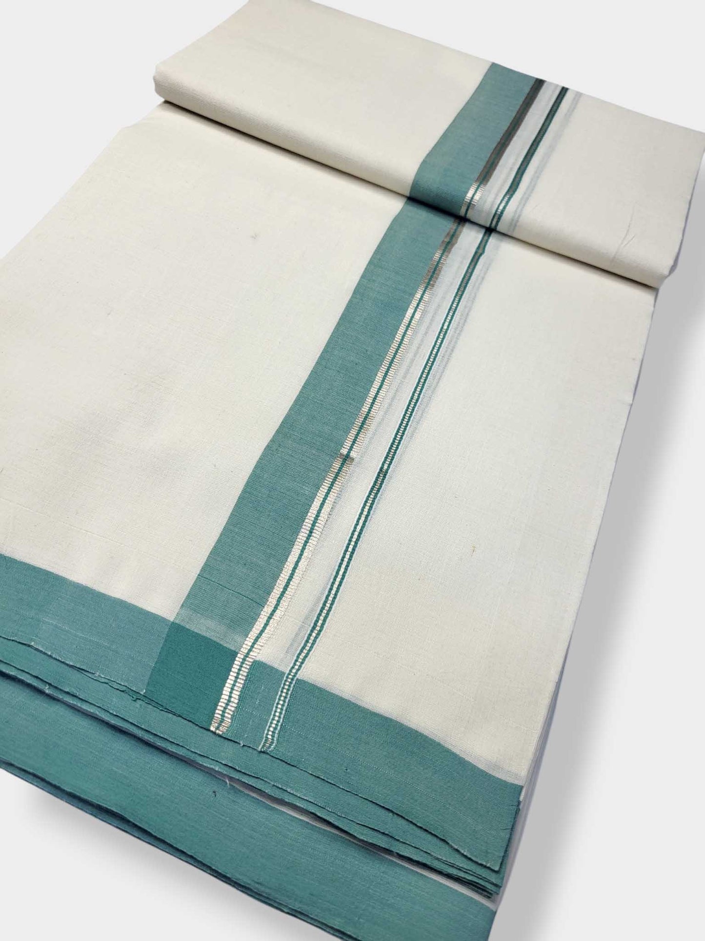 Kerala Balaramapuram Pure Cotton Handloom Mundu/Dhoti
