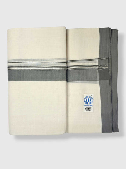 Kerala Balaramapuram Pure Cotton Handloom Mundu/Dhoti